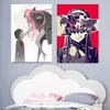 Dipinti moderni classici anime tesoro nella tela Franxx dipinti Poster per immagini artistiche e stampa per bambini decorazioni per la casa camera da letto 230823