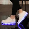 Sneakers EUR 31 Luminous USB Charge Led Children Shoes Boy Girl Men Women Glowing Tennis Kids Light up 230823