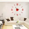 Wall Clocks Modern Clock Acrylic Diy Mute Simple Solid Color Glow-In-The-Dark Home Living Room Office Decroation