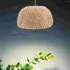 Pendant Lamps Chandelier Lamp Cover Bamboo Lampshades Weaving Woven Replacement Hanging Light