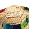 10pcs de palha natural mexicana chapéu mini sombrero chá de bebê festas de decoração de festas de decoração de comprimidos de festas hkd230823