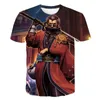 Men's T-skjortor Final Fantasy 3D-tryckt t-shirt anime karaktär toppar sommar mode kort ärm andas andas plus storlek tee