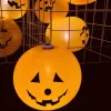 5PC/bag Halloween Pumpkin Lantern Balloon LED Luminous Floor Toy Party Atmosphere Pumpkin Lantern Decorative Balloon