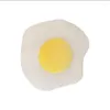 Pillow Fried Eggs Shape Chic Stuffed Plush Fleece Doll Love Present Seat Home Decoration Gift