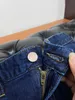 Erkek Kot Tasarımcısı Highend Brand Mens Jeans Basit Düz Renk Tasarım Konforlu Mavi Günlük Pantolon Lüks N3oz Sapx