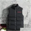 Gilets pour hommes Hommes Designers Vêtements Vestes pour hommes Sweats à capuche de luxe Femmes Fermeture à glissière Gilet à capuche Mode Parka Hiver Coupe-vent C DH56G