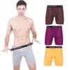 Underpants 4pcs Pack Boxer Мужчины нижнее белье модальные мужские дышащие шорты Boxers Long Мужские боксершорты Plus303L