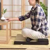 Kudde vikning av zabuton meditation zafu yogastat japansk stil tatami buddha s säte