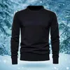 Pulls pour hommes Robe active Hommes à manches longues Pull à col rond à manches douces Casual Tee-shirts Hommes pour