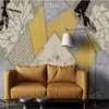 Wallpapers Noordse stijl 3D behang muurschilderingen moderne poster woonkamer slaapkamer tv achtergrond muur papel de parede voor keuken waterdicht