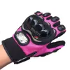 Fietshandschoenen Roze Dames Motorhandschoenen met touchscreen Motocross Lange Vinger Rijhandschoenen Zomer Ademend Luva Fietsen MTB-handschoenen x0824