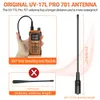 Walkie Talkie BaoFeng UV 17 Pro V2 Frequenza di copia wireless Potente radio bidirezionale impermeabile S22 16KM a lungo raggio UV 5R Ham 230823