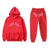Herren-Designer-Hoodie-Sweatshirt Lila Sp5der 555555 2023ss Pullover für Männer und Frauen Young Mob Spiderweb Star