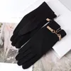 Fem fingrar handskar mode lady handske mitten vinter vintage pekskärm Körning Keep Warm Windproof Dropshipching Grace 230824