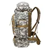 バックパッキングパック屋外カモフラージバックパックメン大容量ハイキングバッグのための軍用防水旅行230824