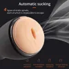 Masturbadores Masturbador Para Homens Sex Shop Brinquedos Automático Sucção Masculino Copo Oral Sucção Boquete Real Vagina Vibrador 230824