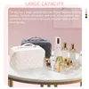 Cosmetic Bags Cases Cosmetic Bag Waterproof PU Leather Makeup Bag Large Capacity Organized Compartments for Beauty Essentials 230823