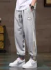 2023 New Men's Joggers Sweatpants Baggy Pants Fashion Drawstring Black Grey Cotton Casual Loose Trousers Plus Size 6XL 7XL 8XLLF20230824.