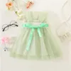 Girl's Dresses Newborn Infant Baby Girls Princess Dress 3D Flower Sleeveless Sling Dress Summer Layered Cute Toddler birthday Dress R230824