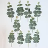 Fiori decorativi ghirlande eucalipto artificiale foglie di seta verde natalizio decorazioni finte decorazioni per la casa decorazioni per la casa fiori di plastica bouquet 230823