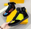 Rivoli Boot formateurs Sneaker Designer basket-ball chaussures décontractées mode femmes hommes luxe en cuir de veau haut Sport coureur baskets