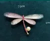 Brosches Dragonfly sötvatten pärla bröststift kvinnors mode och temperament party kappa tillbehör