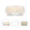 Fruit Plate Snack Serving Tray Holder Candy Containers Spice Storage Box Case Pp HKD230812