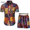 Men's Tracksuits Men Clothing ROPA HOMBRE MENS CHAMADES DE Mens 2023 Patchwork Summer Petter Print 3d Two Piece Casual Beachwear Man Plus Size S-5xl