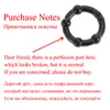 Cockrings 3 Pcsset Cock Penis Ring Bead Male Delay Eyaculación Duradera Erección de silicona Juguetes sexuales para hombres adultos 230824