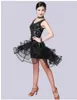 Bühnenbekleidung 2023 Frauen Latin Jazz Dance Kleid Performance Pailletten Perlen Stickerei Girls Lady Sexy Salsa/Ballsaal/Tango/Cha Cha Cha -Wettbewerb