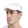 Berets Voboom Summer Men Casual Beret Oddychany płaski czapkę bluszcz capbie cabbie sboy czapki styl gatsby regulowany boina caps 230823