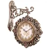 Väggklockor Creative Vintage Mechanic Clock Large 3D Antique Luxury Modern Giant ovanlig reloj Pared Room Ornament AB50WC