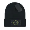 Chapéus cachecóis conjuntos gorro/bonés de caveira luxo pedra beanie ilha marca chapéu de malha designer boné masculino chapéus unissex letras de caxemira casual crânio bonés ao ar livre