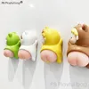 Decompression Toy Christmas Children's Gift Mini Cartoon Cute Soft Squeeze Q play peach butt Hair lights Cute Action TOY Figures Accessories XD16 230823