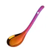 304 Stainless Steel Rice Spoon Household Thickened Rice Spoon Canteen Rice Spoon Golden Large Spoon Kitchen Utensils HKD230810