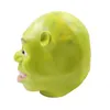 Party Masks Green Shrek Latex Masks Movie Cosplay Adult Animal Party Mask Realistic Masquerade Prop Fancy Dress Party Halloween Mask 230823