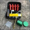 Другие аксессуары для курящих табак Snuff Snorter Kit Kit Aluminum Sniff Dispenser носовой металлический контейнер