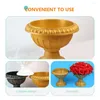 Vasi 2 PCS Flower European Basin Romano colonna Roman Foclicter Balcone Flowerpot Decorate Wedding Plasticpot Pollar