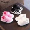 Spor ayakkabı çocuklarının sıradan ayakkabıları kızlar bebek toddler yumuşak sole erkek nefes alabilen mesh spor boyutu 16 27 kaymaz çocuk ayakkabı 230823