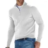 Suéteres masculinos Autumn Inverno Bordado logotipo Cashmere Pullovers listrados