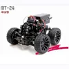 Voiture électrique/RC voiture RC KKPIT TIGER DOG MT24 télécommande 4WD modèle électrique voiture tout-terrain véhicule jouet pour enfants cadeau x0824 x0824