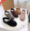 Caviglia stivale stivale inverno stivali da neve tasman fluffy muli soffici muli vera pelle in pelle stivaletti per donna uggitys motion design 919ess