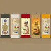 Gemälde 1PCS Chinese Traditionelle Huangdi Neijing Bild hängende Wand Scroll Bild Home Ornamente Malerei Dekor Frauen Geschenk 230823