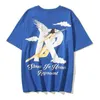 Designer Fashion Abbigliamento Magliette da uomo di lusso Magliette da uomo 23SS Spring/Summer Angeled Letter Angel Wings T-shirt da uomo e donna a manica corta maschile