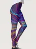 Женские леггинсы Sports Women Digital Print Leggins тренировки спортивная фитнес