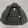 Męskie Bauges puffer kurtki Down Jackets Designer Winter Jacket Black Men's Hooded Parkas Kurtka zip w górę odzieży wierzchniej