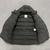 Herren-Bauges-Pufferjacke, Daunenjacken, Designer-Winterjacke, schwarze Herren-Parkas mit Kapuze und Reißverschluss, Oberbekleidungsmäntel