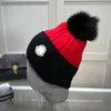 Beanie Erkekler Tasarımcı Mektup Şapka Spor Bonnet Tarzı Hediye Nakış Tasarımcısı Beanie Hat Wom