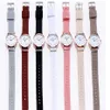 7 Style Nylon Belt Quartz Watch femmina Simple Fresh Girl Watches Womens Wrist owatches271z