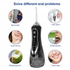Outros irrigadores de higiene oral água flosser para jatos de limpeza de dentes dentais 300ml 3 velocidade floss bpf 01 portátil ipx7 à prova d' água 230824